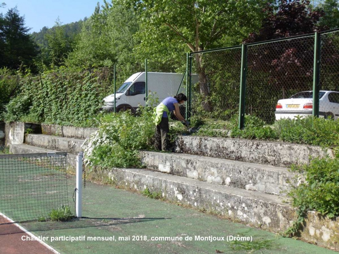 chantier citoyen Montjoux Drôme