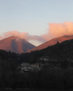 Hameau de Barjol un soir de décembre