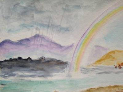 Chantal Merveilleux arc-en- ciel aquarelle