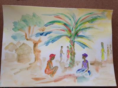 Chantal Rencontre... Aquarelle